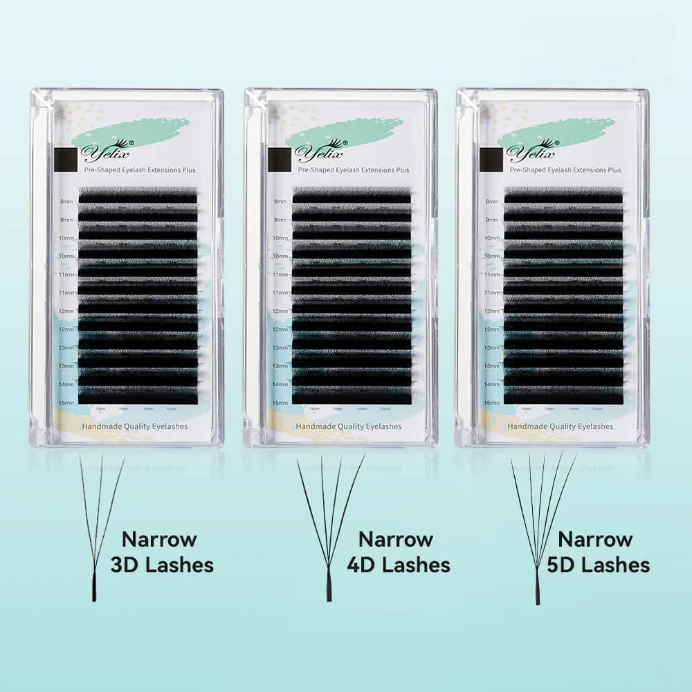 Úzke 3D/4D/5D W Shape automatické kvitnúce hotové ventilátory